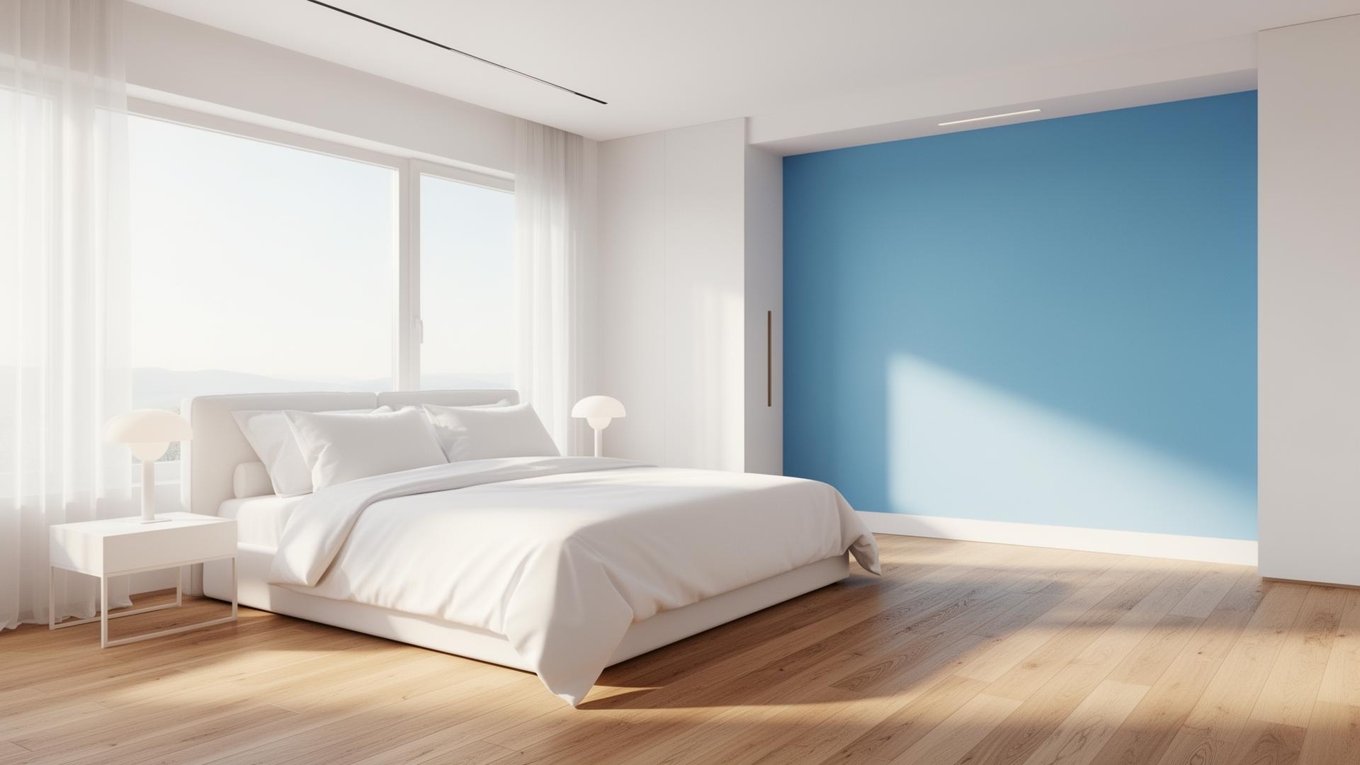 Premium Schlafzimmer in einem hochausgelasteten Apartment